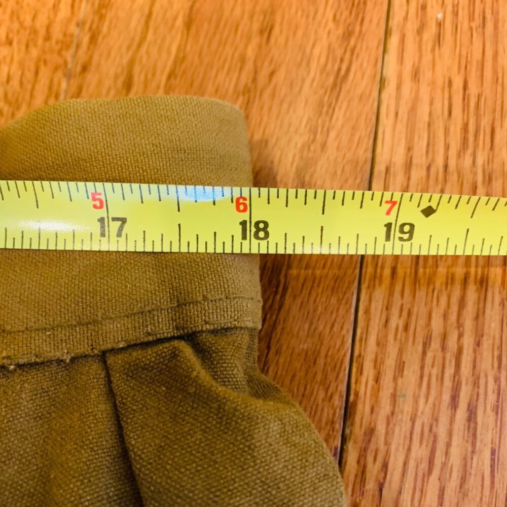 VTG 50s Bullseye Bill Hunting Pants Water Repellent Leather 36x 30 - Picture 6 of 16